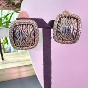 Simon Sebbag 925 Sterling Silver Clip on Earrings
